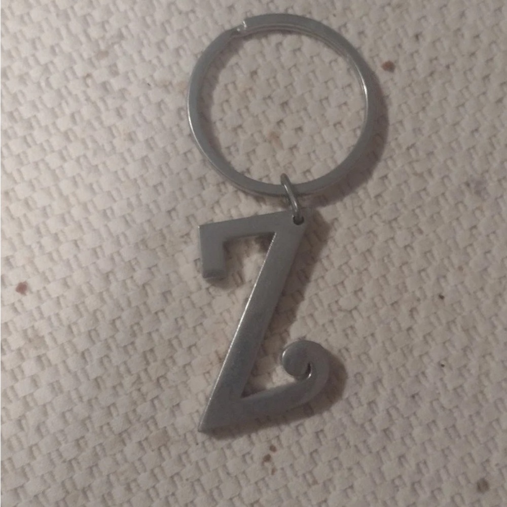 Large 'Z' Letter Charm